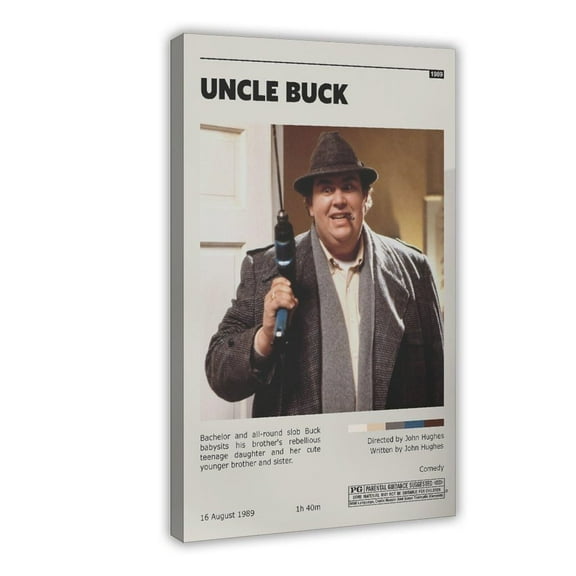 Movie Posters Uncle Buck Living Room Bedroom Study Decoration6 Canvas Poster