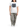 thumbnail image 4 of CafePress - Anime_Schipperke Women's Light Pajamas - Women's Short Sleeve Print T-Shirt and Pants Light Cotton Pajama Set, 4 of 7