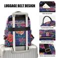 thumbnail image 3 of FORMRS Mini Backpack Purse for Women Travel Daypack Casual Shoulder Bag, Blooming Flowers Pattern, 3 of 7