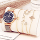 thumbnail image 3 of Reloj de Dama cielo estrellado Azul Malubero con pulseras Conjunto de pulsera de reloj, 3 of 3