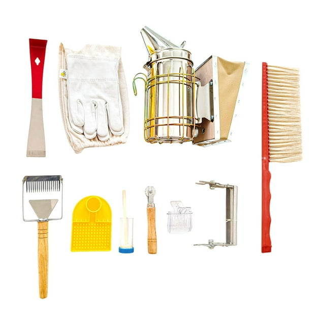 Kit de 10 piezas para colmenas, ideal para principiantes y apicultores profesionales. Accesorio para recolección de miel, suministros para
