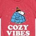 thumbnail image 3 of Peanuts - Snoopy - Puffer - Cozy Vibes - Toddler And Youth Short Sleeve Graphic T-Shirt, 3 of 6