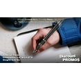 thumbnail image 4 of 10 Silver Accent Grip Plastic Pens Pack - Click action, Rubber Grip - Black, 4 of 5