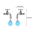 thumbnail image 3 of Nuevo Interesante Grifo Pendientes Pendientes Gota de Agua Lovelys Pendientes Agujas de Plata Adornos, 3 of 8