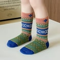 thumbnail image 3 of 3 Pairs Kids Toddler Unisex Soft Cotton Ankle Crew Socks for Little/Big Boys Girls Size Age 1-12 Years, 3 of 8