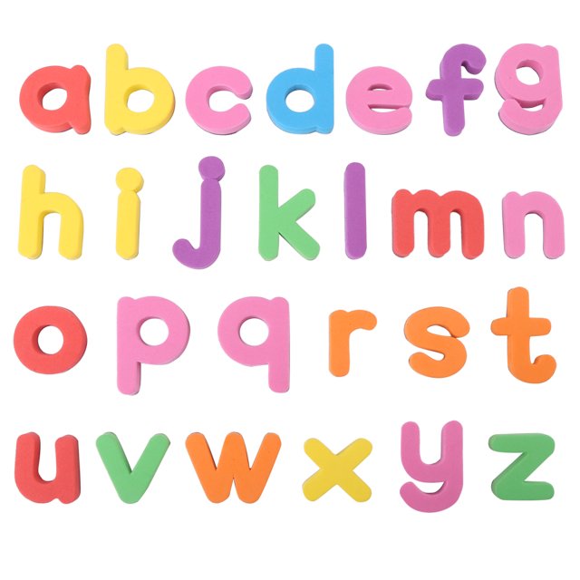 Colorido bebé niños niños letras del alfabeto números imán de nevera juguete de aprendizaje #2