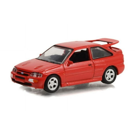 1995 Ford Escort RS Cosworth, Radiant Red - Greenlight 30380/48 - 1/64 Scale Diecast Car