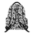 thumbnail image 2 of FKELYI Black Leaf Raven Print 17 Inch School Bookbag for Kids Backpack Spacious Schoolbag for Elementary Student Casual Daypack with Multi-Pockets Travel Knapsack for Boys, 2 of 7