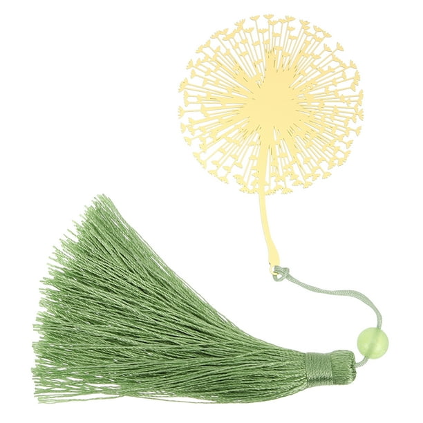 Hollow Dandelion Bookmark Gold Metal Bookmark Bookmark Gift para amantes de los libros