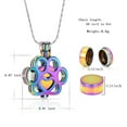 thumbnail image 2 of Pet Ashes Necklace Cremation Jewelry for Cat Dog Ashes Pendant Paw Print Urn Necklace for Women Men Keepsake Jewelry for Memorial, 2 of 5