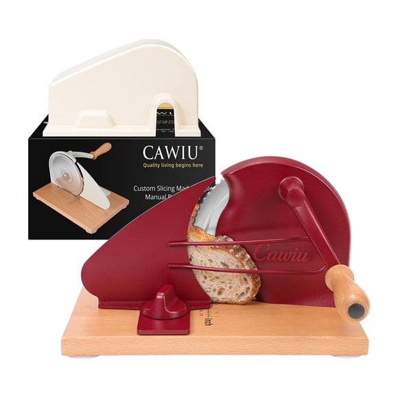 Manual actualizado de la cortadora de pan CAWIU para pan rojo de masa madre