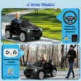 thumbnail image 6 of Chevrolet Silverado EV 12V Kids Ride on Car, Wisairt Battery Powered Electric Vehicle w/ Remote Control (Black), 6 of 10