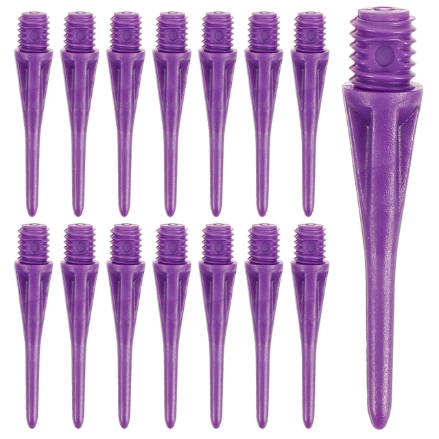 OUNONA 50Pcs Standard Design Soft Tip Dart Boards Plastic for Practice Sessions