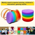thumbnail image 2 of 36Pcs Round Carpet Marker Sticker No-slip Fastener Tape Children Educational Colorful Floor Spot Dot Rug, 2 of 9