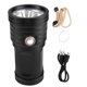 thumbnail image 2 of Linterna LED de alto brillo con carga USB Antorcha impermeable de aleación de aluminio para exteriores (3 luces), 2 of 8