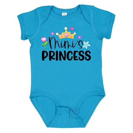 

Inktastic Mimi s Princess Crown and Flowers Gift Baby Girl Bodysuit