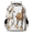 Beige, variant on Cute Cartoon Sea Turtle Multi-Functional Backpack, 16" Waterproof Travel Casual Daypack with Reflective Strip, Ocean Turtle Shell Work Laptop Backpack for Men Women