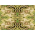thumbnail image 1 of Ahgly Company Machine Washable Indoor Rectangle Transitional Golden Brown Yellow Area Rugs, 8' x 12', 1 of 7