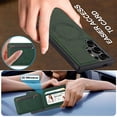 thumbnail image 5 of Allytechgroup Case for Samsung Galaxy S21 Ultra, 2 In 1 Wallet Stand Case with Detachable Card Holder Support Wireless Charging Shockproof Magnetic Back Cover for Samsung Galaxy S21 Ultra, Green, 5 of 13