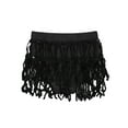 thumbnail image 4 of iEFiEL Kids Girls Shiny Sequins Tassels Briefs Bottoms Dance Performance Competition Underwear Black 10, 4 of 5