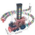 thumbnail image 3 of 80Pcs Automatic Domino Train Set Electric Dominos Train Blocks Set with Light Sound Steam Function Domino Brick Laying Toy Train Educational Game for Kids Age 3-12 Gift, 3 of 9