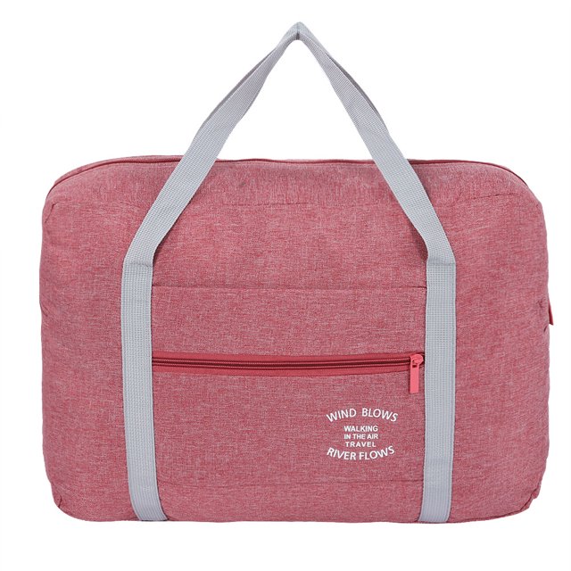 Bolsa de equipaje plegable para guardar y transportar sin problemas Organizador de viaje rojo