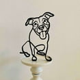 thumbnail image 3 of asddcavvf Metal Statue Abstract Dog Sculpture Animal Collection Decoration Living Room Study Decoration Ironwork Snowflake Clues Ornament, 3 of 4