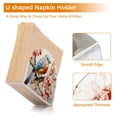 thumbnail image 4 of Bird Branches Flowers Napkin Holder for Table Clear Napkin Stand Paper Holder Acrylic Organizer Dispenser Napkins for Dinner Kitchen Restaurant Room, 4 of 8