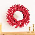 thumbnail image 7 of RBCKVXZ 20 inches Christmas Wreath Door Wreath Stunning Red Berry Wreath Christmas Decoration for Front Door Home Indoor Outdoor Wall Window Xmas Holiday, 7 of 7