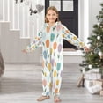thumbnail image 6 of Vzayyk 4T-14Y Size Aviliable Cozy One-Piece Footless Sleeper Pajama Colorful Floral, 6 of 8