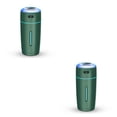 thumbnail image 4 of Ounissouiy USB LED Humidificador Mini portátil Mesita de noche Difusor de aire Ambientador de niebla Accesorios para el cuidado personal del Verde oscuro 2piezas, 4 of 6