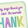 thumbnail image 4 of Hallmark Just Because Thank You Card (Colorful Letters Simply Said), 4 of 6