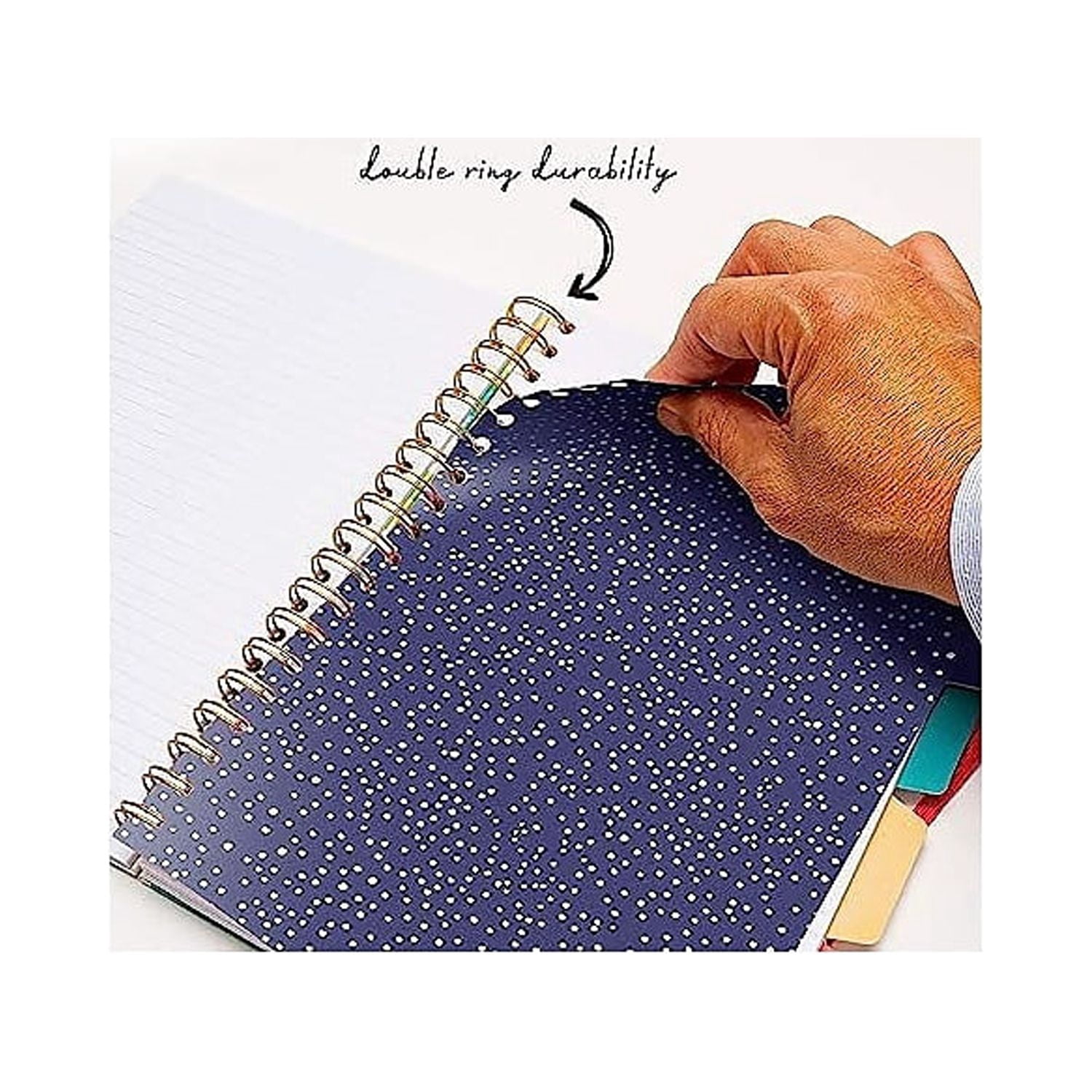 Pukka Pads B5 5-Subject Divider Notebooks, 200 Pages, Rainbow Color Wash, Pack of 3
