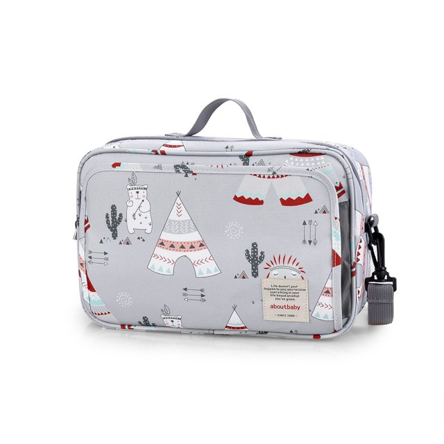 Bolsa de almacenamiento para pañales de bebé, mochila multifuncional de gran capacidad para mujer, impermeable, de poliéster