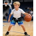 thumbnail image 6 of Lanbubble Boys' Athletic Shorts Quick Dry Stretch Elastic Waist Bottoms Big Boy Mesh Breathable Active Running Workout Shorts for Youth (7-12 Years), 6 of 8