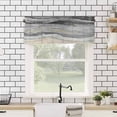 thumbnail image 4 of Grey Coastal Kitchen Valances for Windows 42x18 Inch Kitchen Curtains Valances Rod Pocket Summer Beach Nautical Abstract Art Bathroom Window Valances for Window Treatment Decor, 4 of 6
