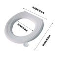 thumbnail image 3 of EVA Toilet Seat Cushion Universal For All Seasons Household Toilet Seat Cushion Ring Cushion Lightweight Rainproof Seat Cushion Toilet Seat Cover With Handle Deals Of The Day Clearance, 3 of 9