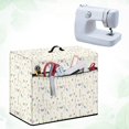 thumbnail image 4 of HELLHERO Flowers Sewing Machine Protective Covers Polyester Material Simple Lightweight Stylish Home Appliances Covers, 4 of 8
