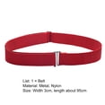 thumbnail image 6 of Solid Color Stretch Adjustable Invisible Jeans Belt For Women Daily Casual Outfit Wear Assorted Solid Colors 1 Pack Lightweight Fashion Clothing Accessory, 6 of 6