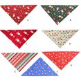 thumbnail image 4 of Methold Toalla de saliva para mascotas de Navidad, pañuelo de animales pequeños, bufanda, babero, accesorio de decoración para fiestas, regalo, azul Ropa para mascotas regalo de Navidad Methold PT000170-04, 4 of 6