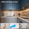 thumbnail image 7 of Battery Powered Led Strip Lights with Remote Warm White, 8 Modes, Dimmable, Timer, Self-Adhesive, Cuttable, Waterproof, 9.8FT 90Led Strip Lights for TV Kitchen Cupboard Bedroom Decor, 7 of 7