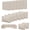 Beige, variant on 14 count Patio Cushion Covers Replacement, Outdoor Furniture Cushion Covers with Zipper and Non-Slip Bottom, Patio Sofa Couch 3 Sizes for Patio Sectional, Covers Only (Sky Blue)