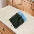 thumbnail image 5 of Unique Bargains 50 Pcs Disposable Eyelash Brush for Bathroom Black Blue Plastic Nylon, 5 of 5