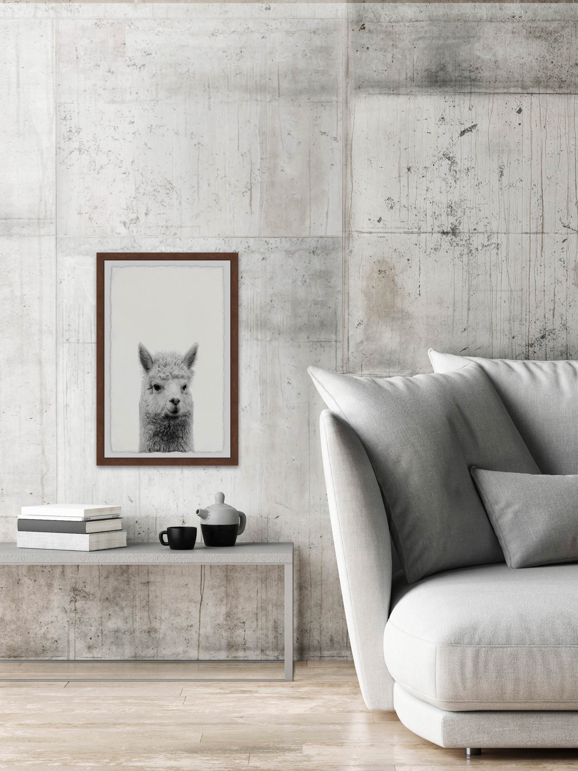 Gen X Llama Framed Painting Print
