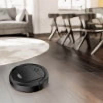 Giunmcul Robot Vacuum Cleaner Slim Quiet Sweeping Robot for Hard Floors and Medium-Pile Carpets Multiple Cleaning Modes 400ml Dustbin 1200mAh Battery