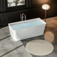 thumbnail image 4 of Empava  67" Luxury Back to Wall Bathtub Acrylic Soaking SPA Tub by Empava-EMPV-FT1516, 4 of 13