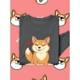 thumbnail image 3 of Cute Shiba In Box Sweatshirt Women -Image by Shutterstock, Female x-Large, 3 of 4