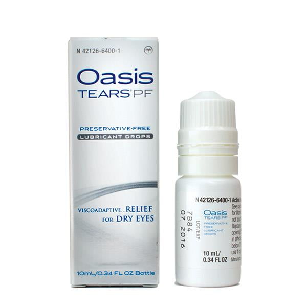 Oasis TEARS PF PreservativeFree Lubricant Eye Drops Relief For Dry