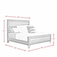 thumbnail image 4 of Picket House Furnishings Crow 65"W Wood Queen Bed in Brown/Black, 4 of 6
