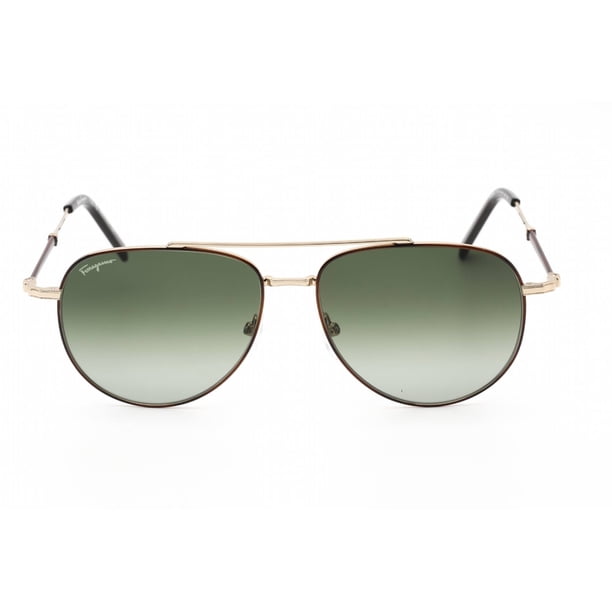 Salvatore Ferragamo SF 226S Metal Unisex Aviator Sunglasses  display picture 1